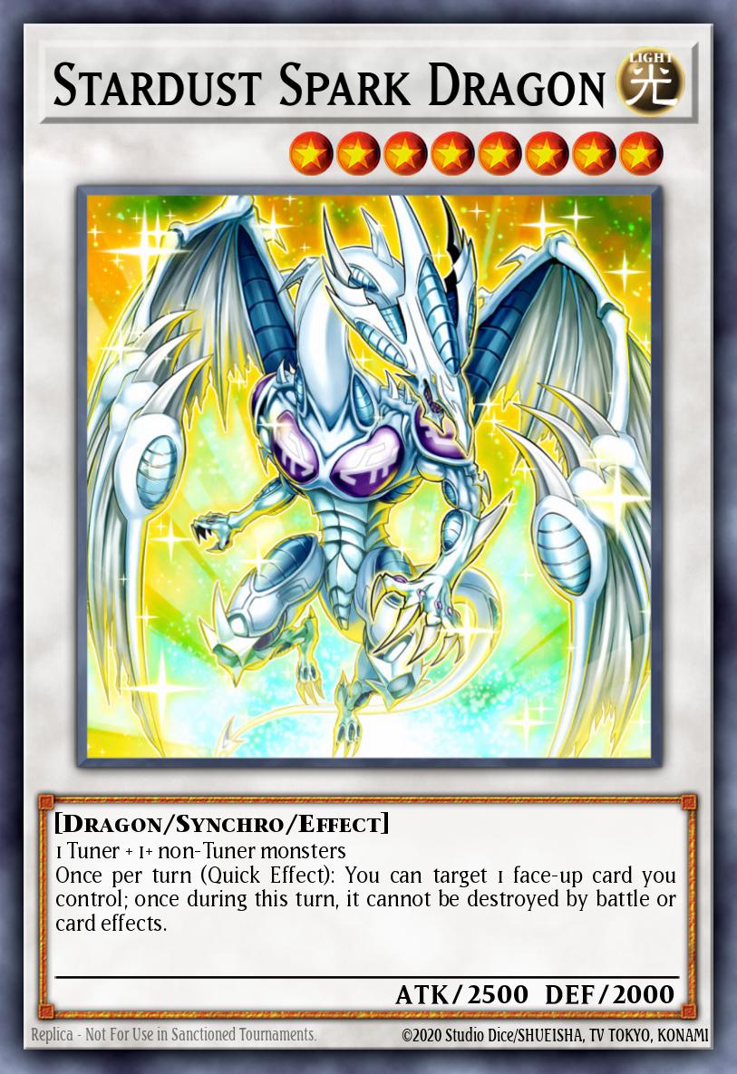 Stardust Spark Dragon Yu-Gi-Oh card