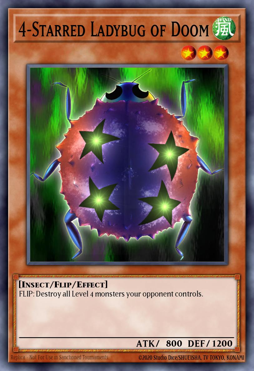 4-Starred Ladybug of Doom Yu-Gi-Oh card