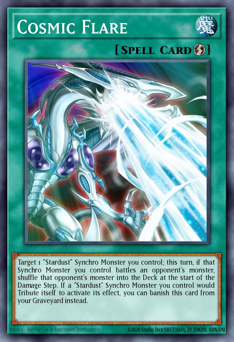 Cosmic Flare Yu-Gi-Oh card