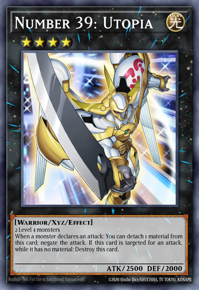 Number 39: Utopia Yu-Gi-Oh card