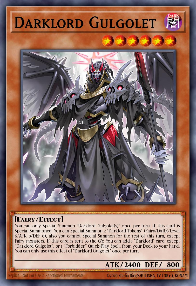 Darklord Gulgolet Yu-Gi-Oh card