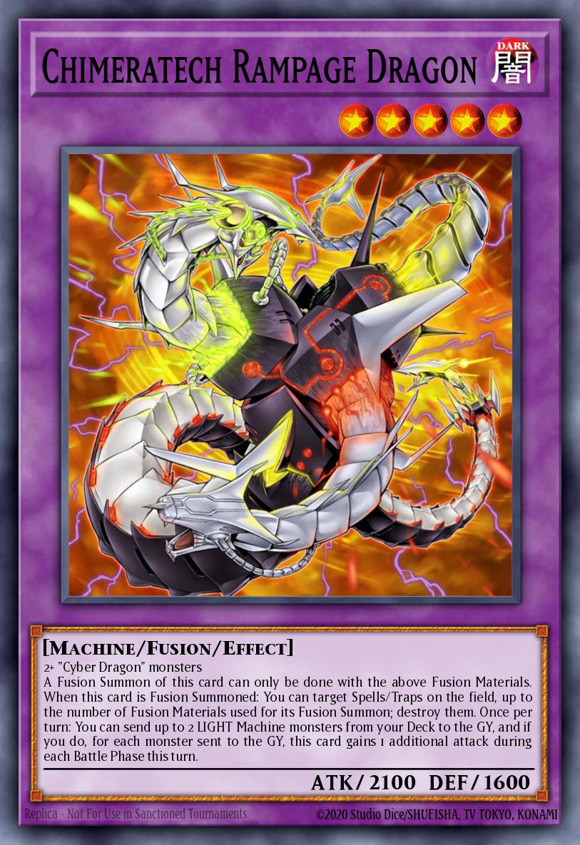 Chimeratech Rampage Dragon Yu-Gi-Oh card