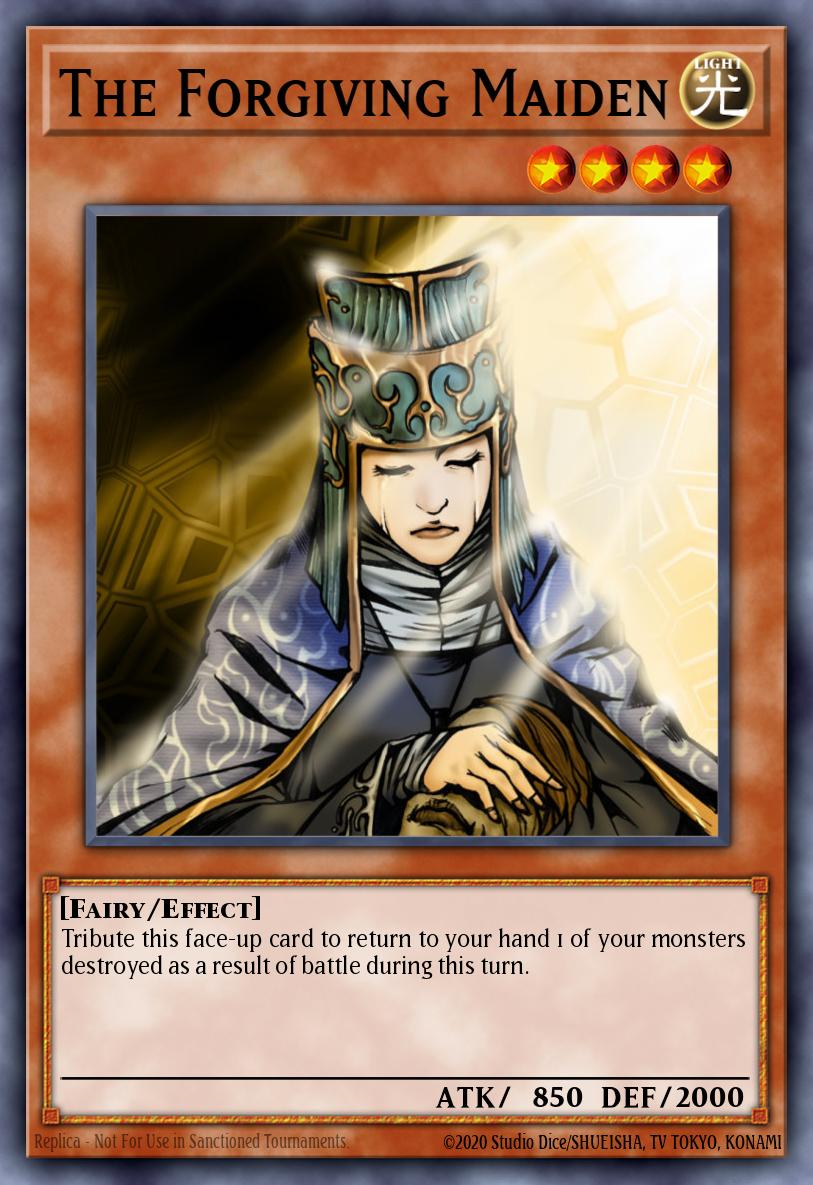 The Forgiving Maiden Yu-Gi-Oh card
