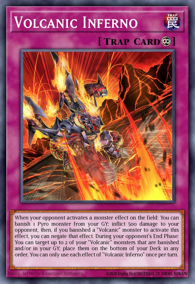 Volcanic Inferno Yu-Gi-Oh card