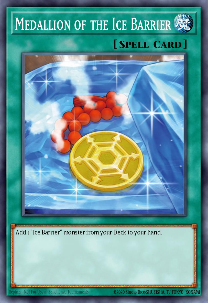 Medallion of the Ice Barrier Yu-Gi-Oh card