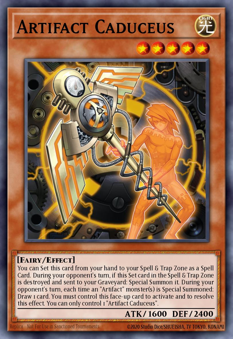 Artifact Caduceus Yu-Gi-Oh card