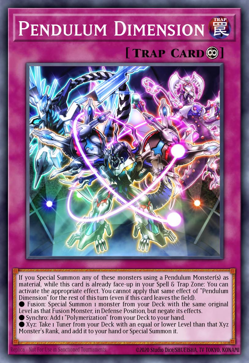 Pendulum Dimension Yu-Gi-Oh card