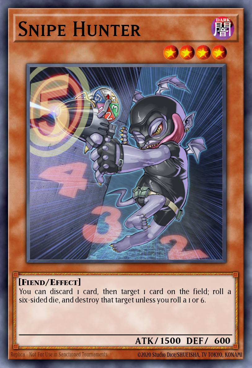 Snipe Hunter Yu-Gi-Oh card