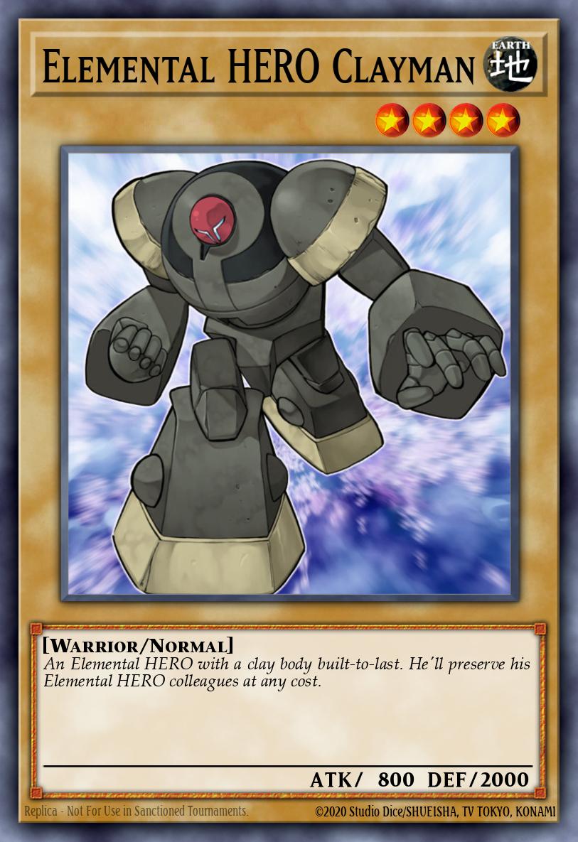 Elemental HERO Clayman Yu-Gi-Oh card