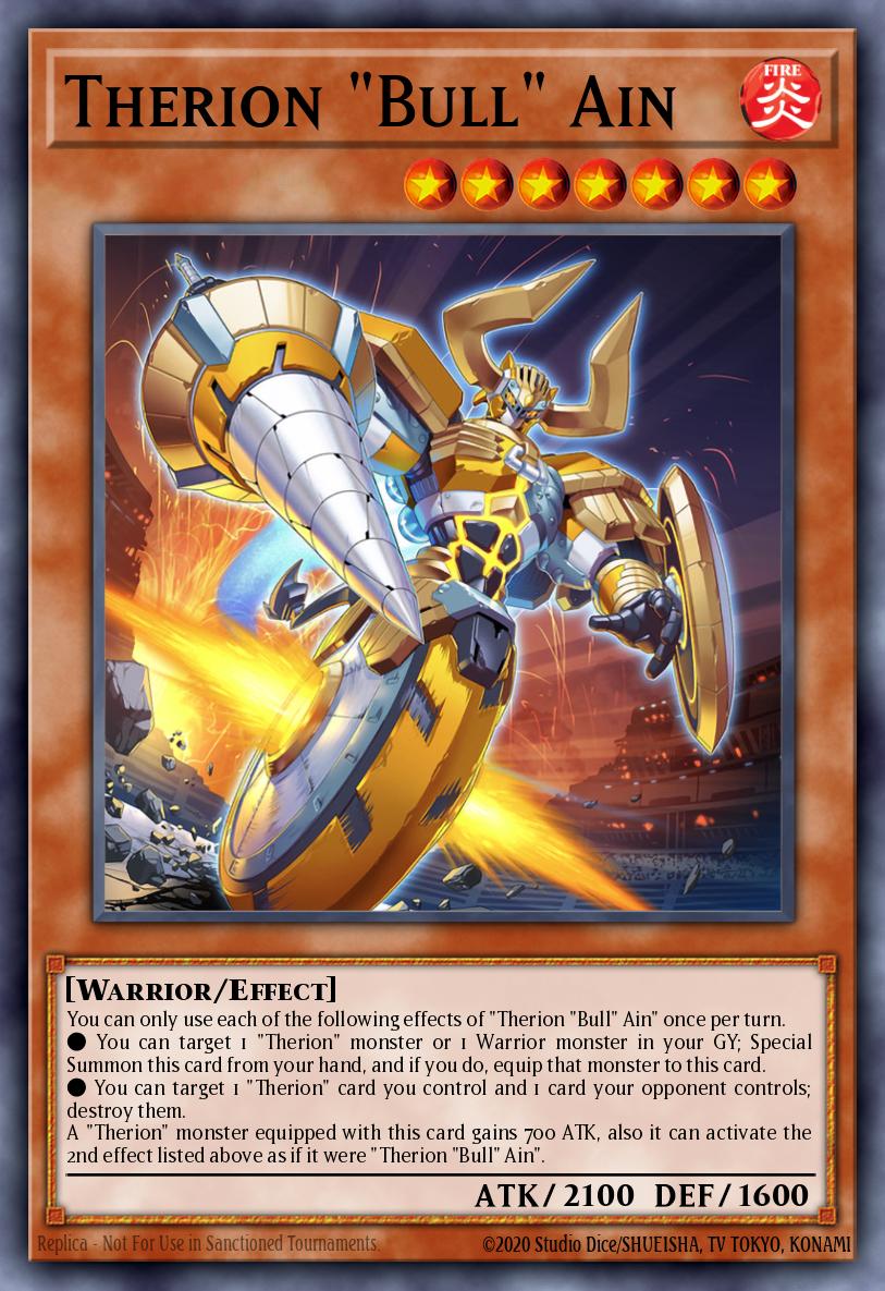 Therion "Bull" Ain Yu-Gi-Oh card