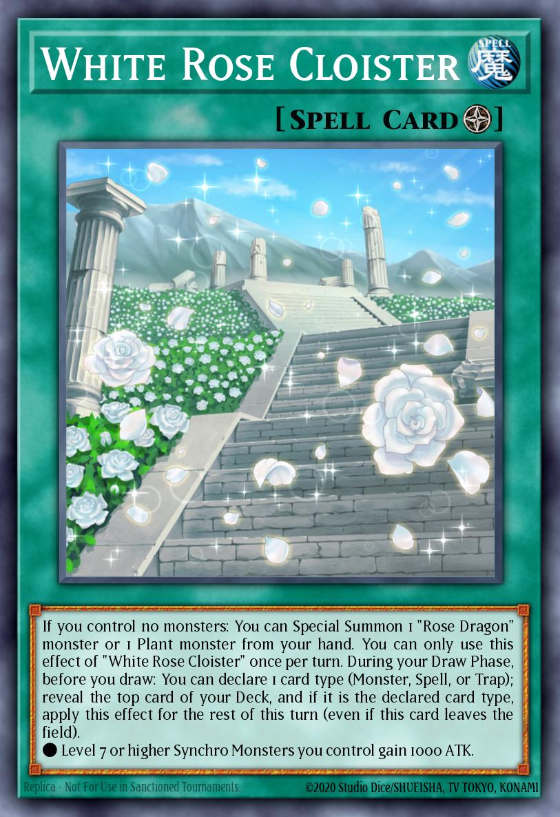 White Rose Cloister Yu-Gi-Oh card