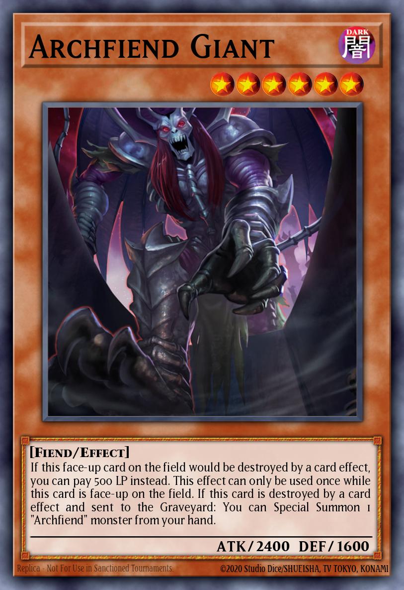 Archfiend Giant Yu-Gi-Oh card