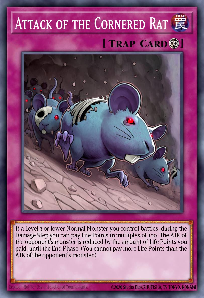 Attack of the Cornered Rat Yu-Gi-Oh card