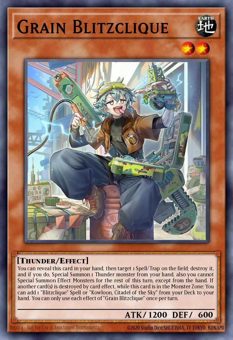 Grain Blitzclique Yu-Gi-Oh card