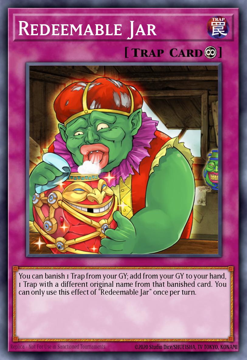 Redeemable Jar Yu-Gi-Oh card