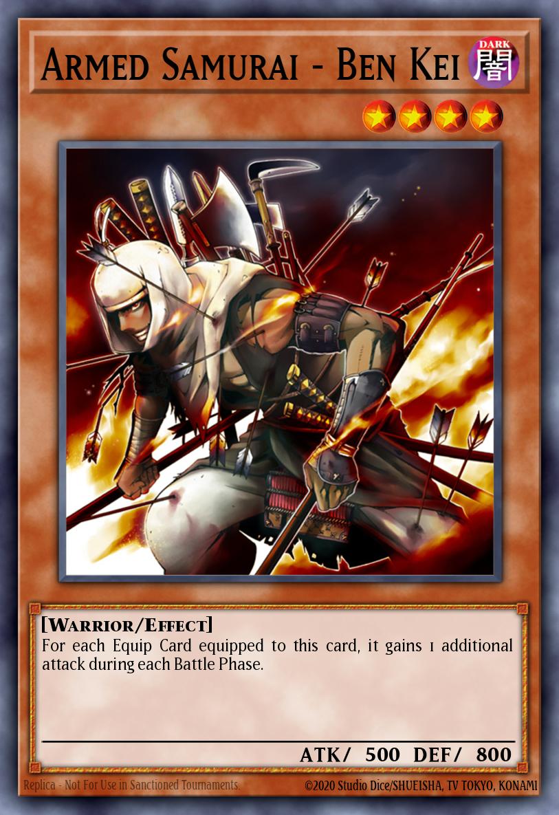 Armed Samurai - Ben Kei Yu-Gi-Oh card