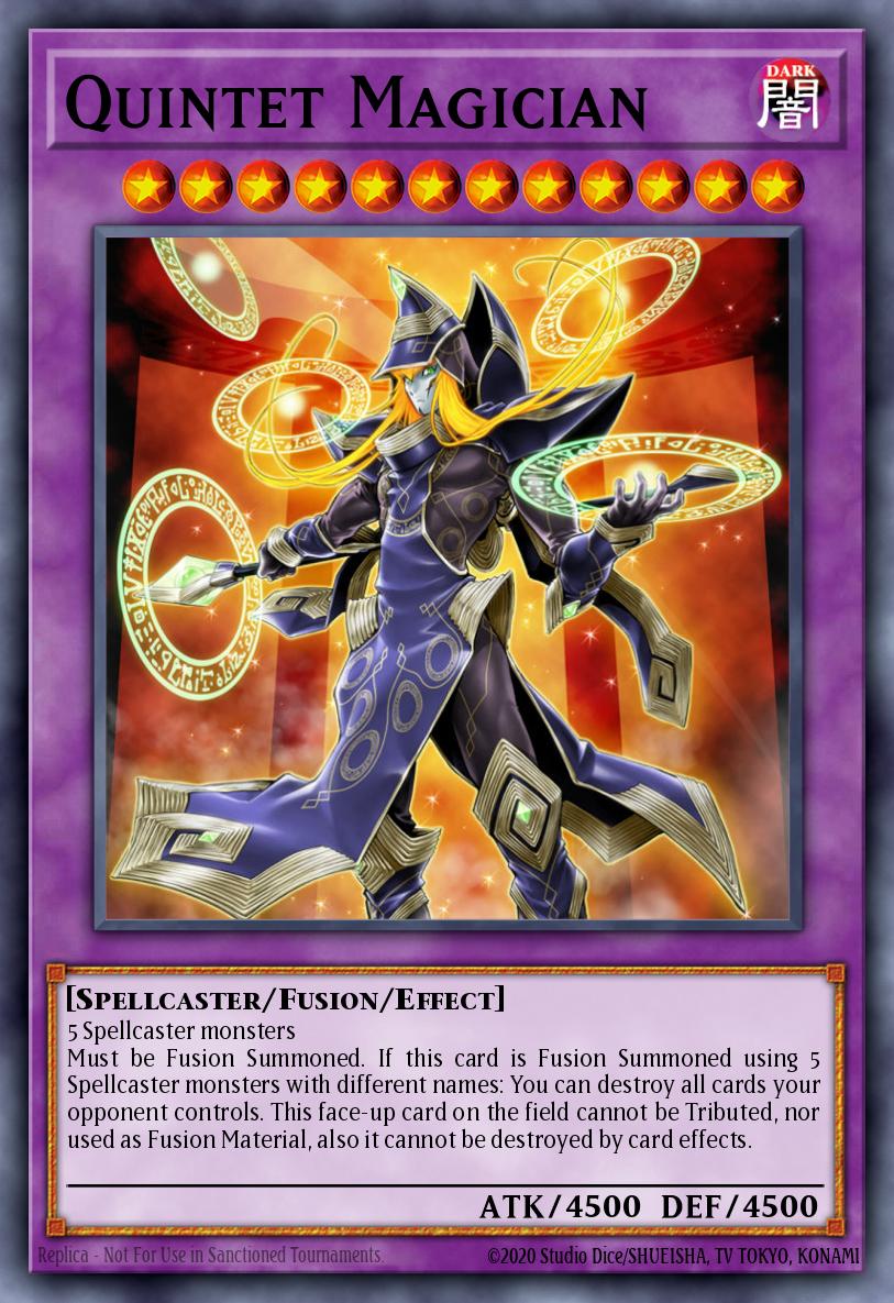 Quintet Magician Yu-Gi-Oh card
