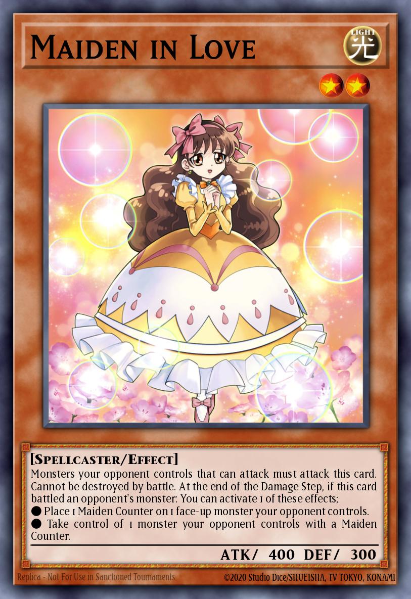 Maiden in Love Yu-Gi-Oh card