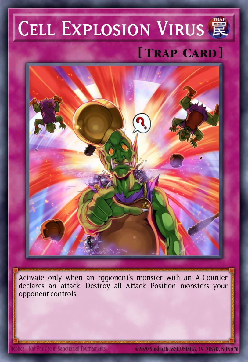 Cell Explosion Virus Yu-Gi-Oh card