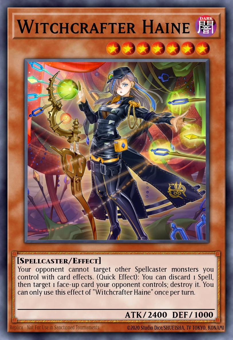 Witchcrafter Haine Yu-Gi-Oh card