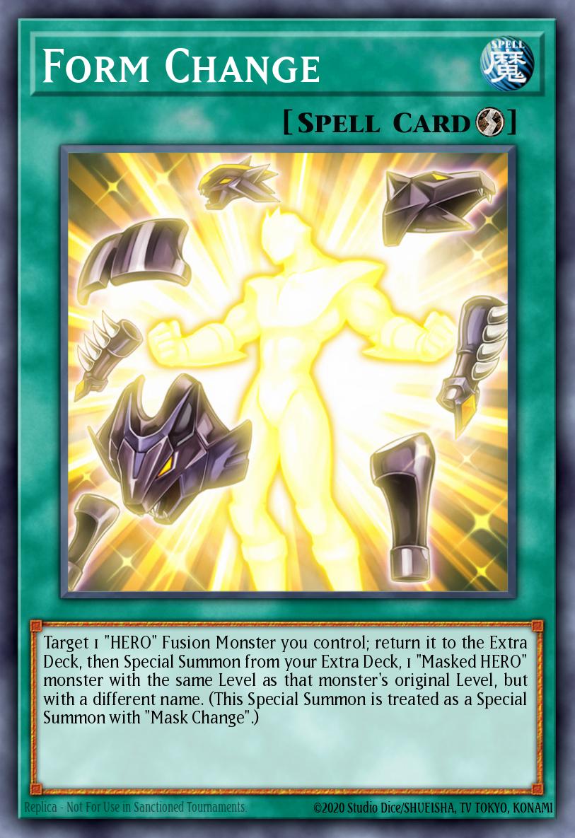 Form Change Yu-Gi-Oh card