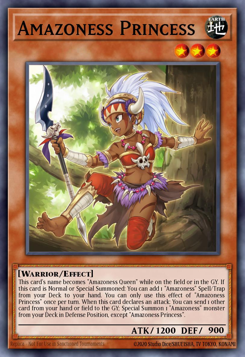 Amazoness Princess Yu-Gi-Oh card