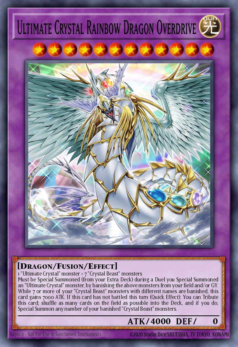 Ultimate Crystal Rainbow Dragon Overdrive Yu-Gi-Oh card