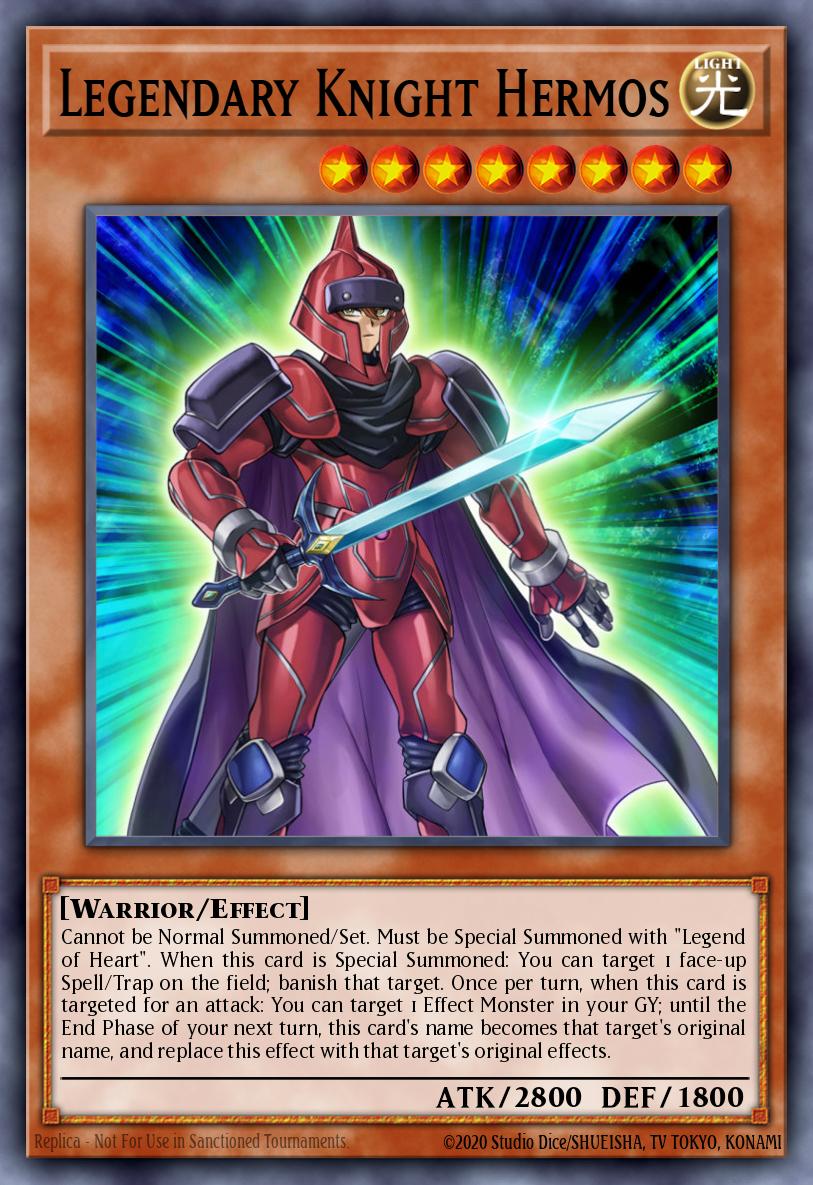 Legendary Knight Hermos Yu-Gi-Oh card