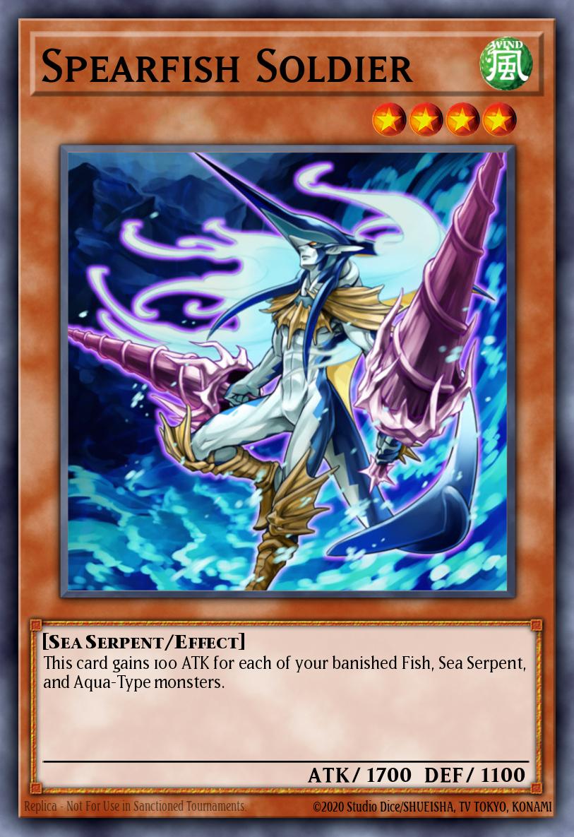 Spearfish Soldier Yu-Gi-Oh card