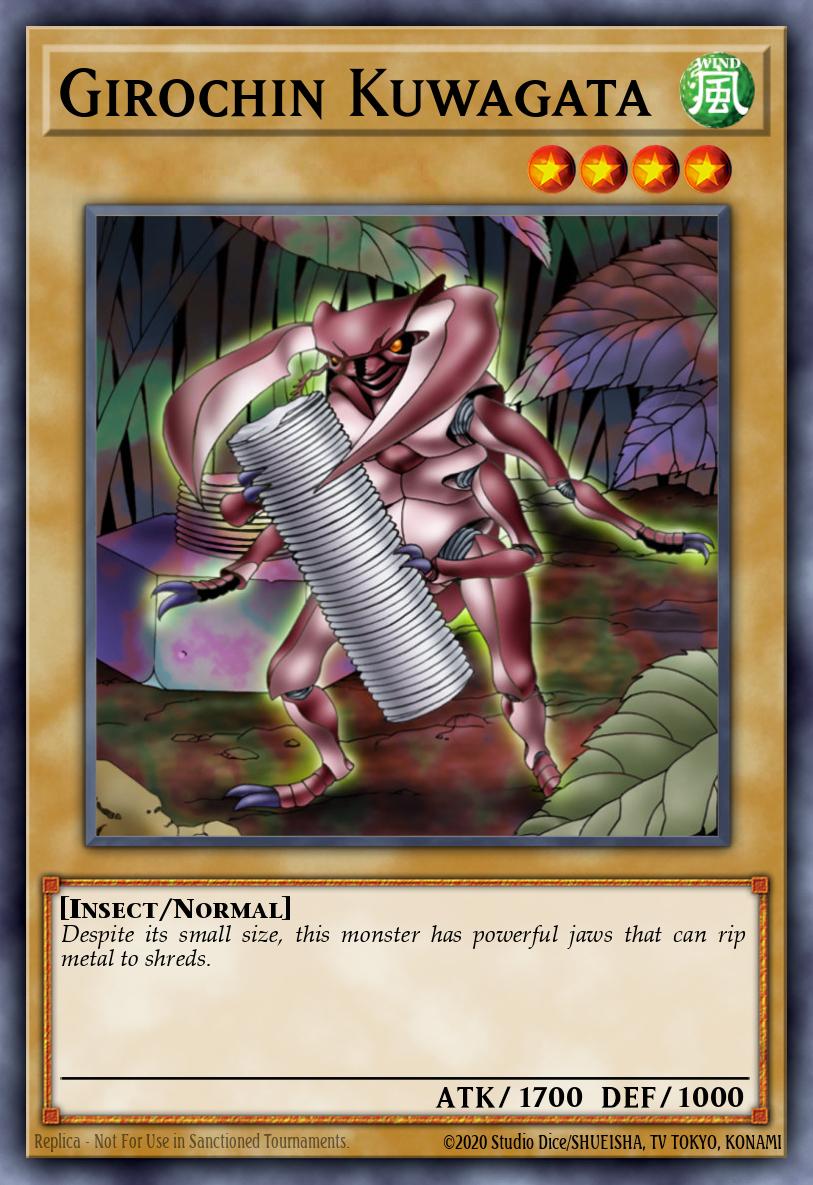 Girochin Kuwagata Yu-Gi-Oh card