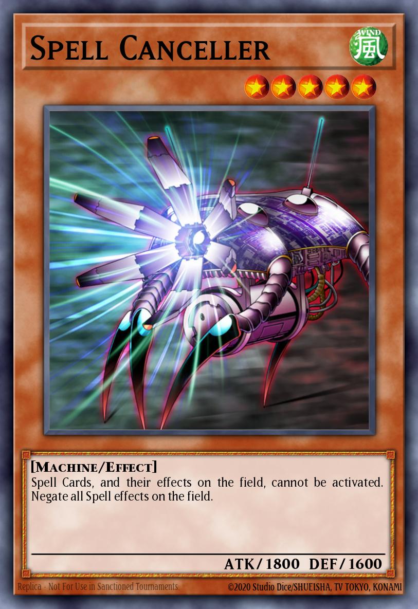 Spell Canceller Yu-Gi-Oh card