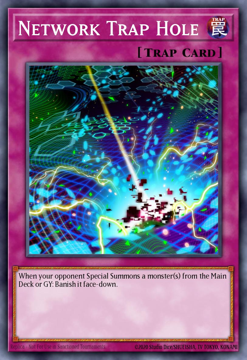 Network Trap Hole Yu-Gi-Oh card