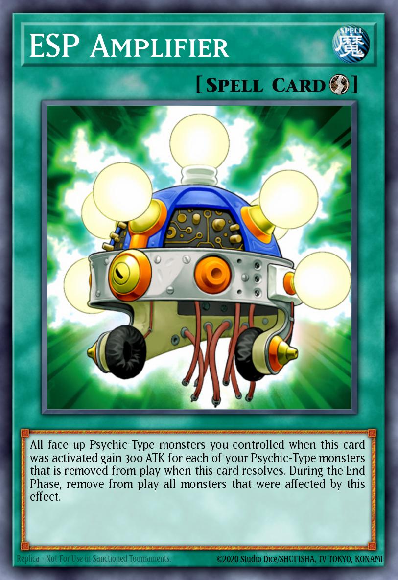 ESP Amplifier Yu-Gi-Oh card