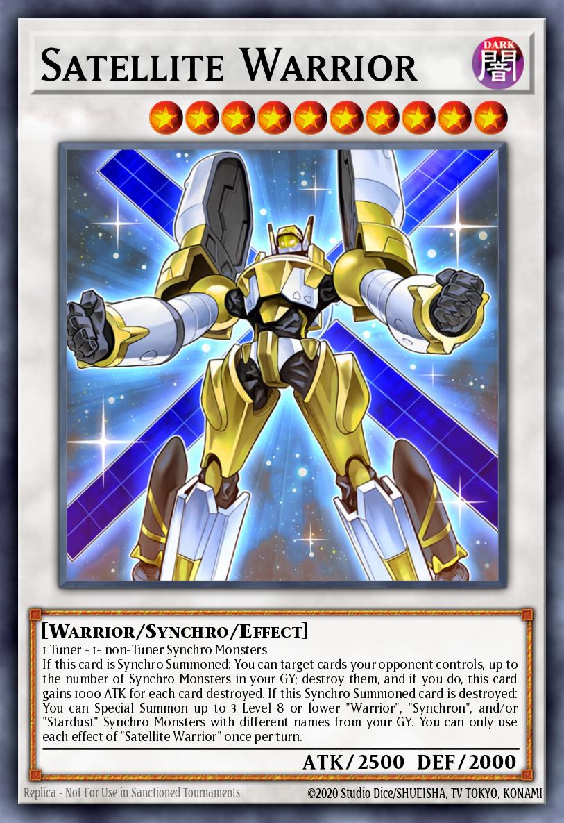 Satellite Warrior Yu-Gi-Oh card