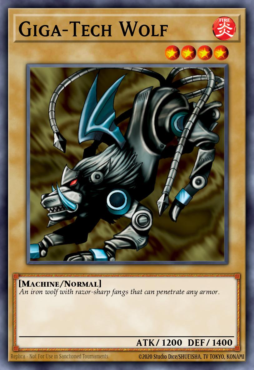Giga-Tech Wolf Yu-Gi-Oh card