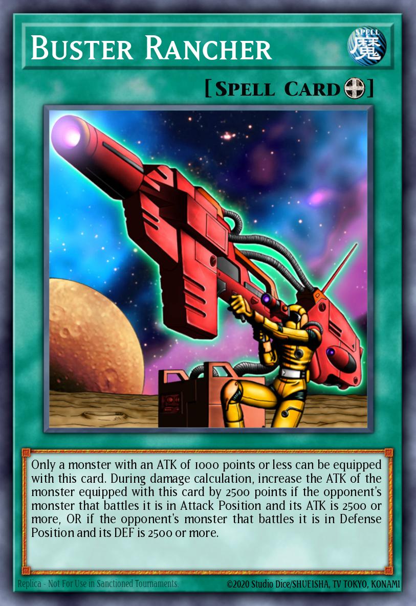 Buster Rancher Yu-Gi-Oh card