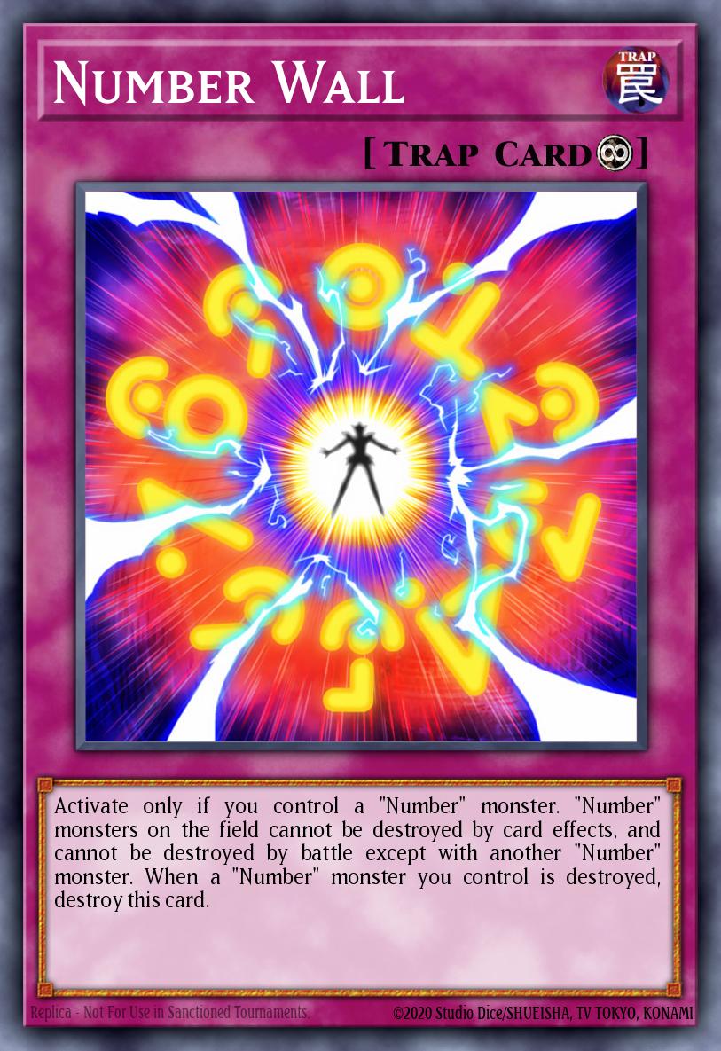 Number Wall Yu-Gi-Oh card
