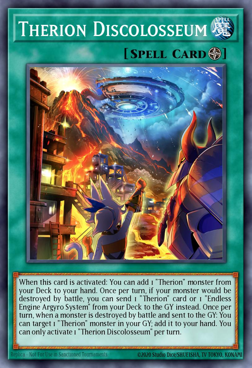 Therion Discolosseum Yu-Gi-Oh card