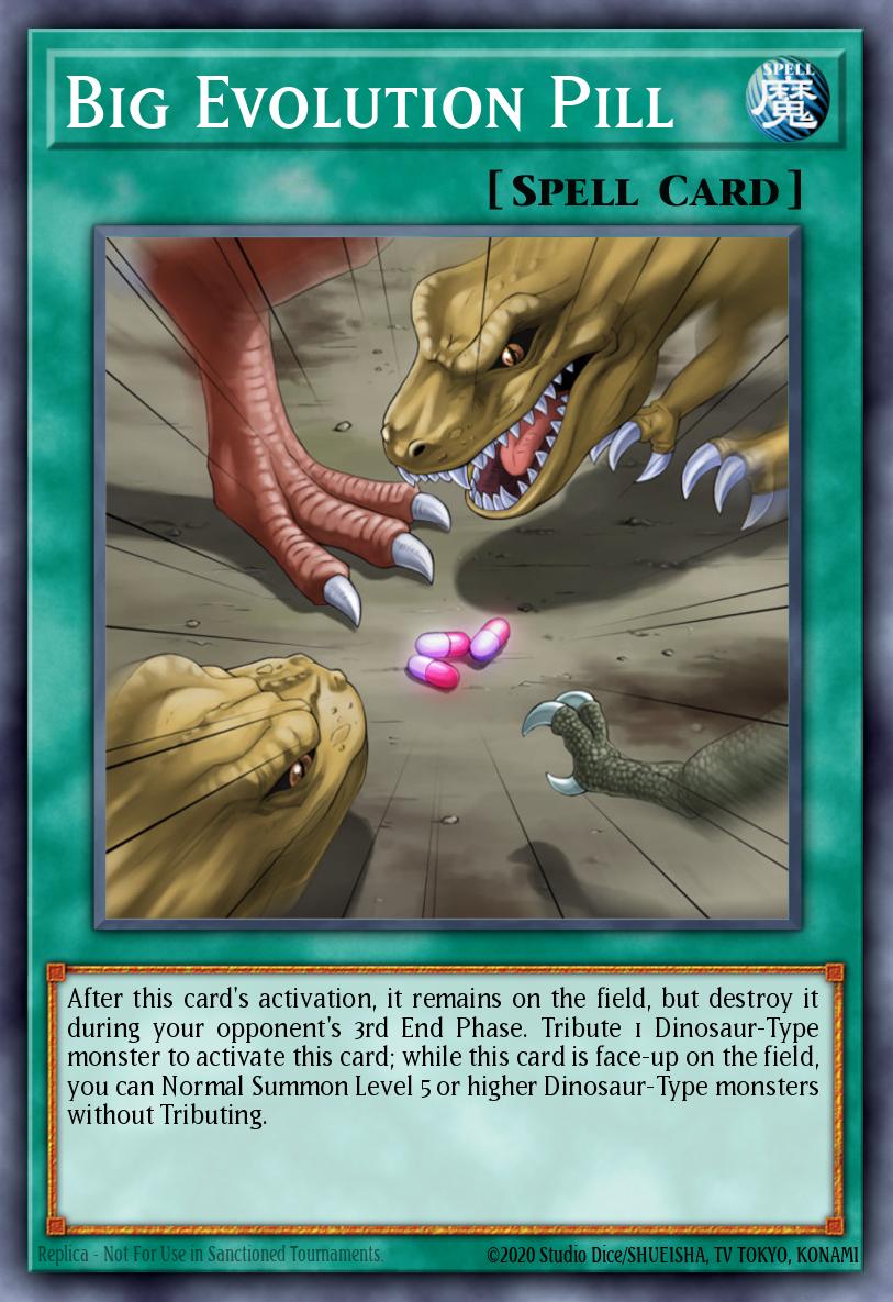 Big Evolution Pill Yu-Gi-Oh card