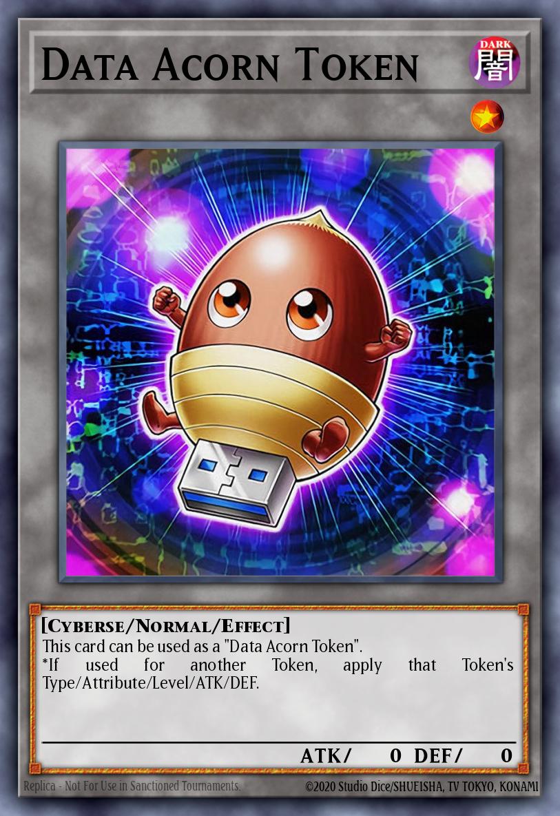 Data Acorn Token Yu-Gi-Oh card