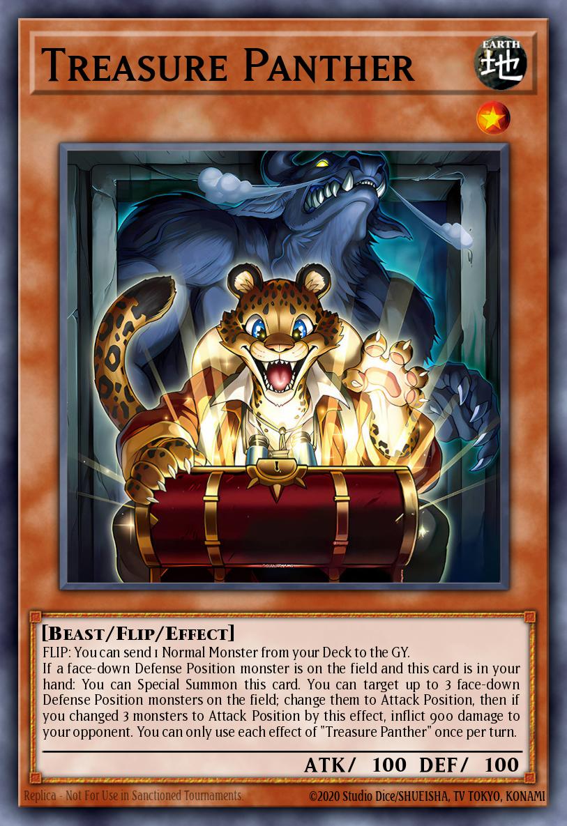 Treasure Panther Yu-Gi-Oh card