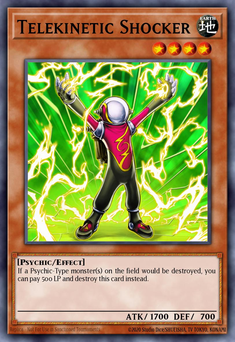 Telekinetic Shocker Yu-Gi-Oh card
