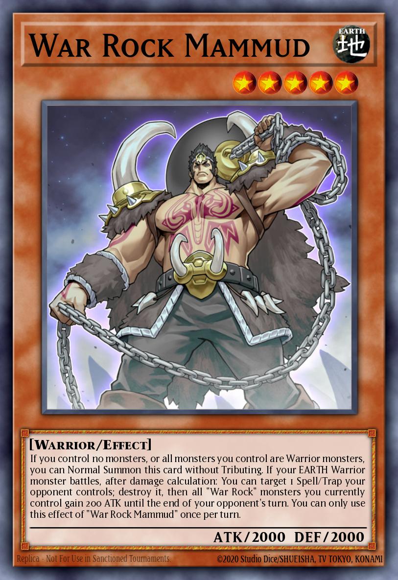 War Rock Mammud Yu-Gi-Oh card