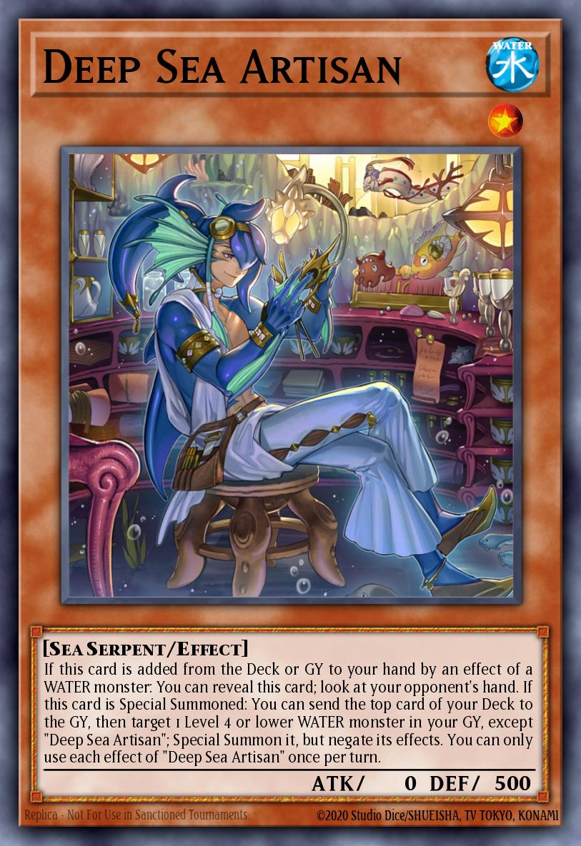 Deep Sea Artisan Yu-Gi-Oh card