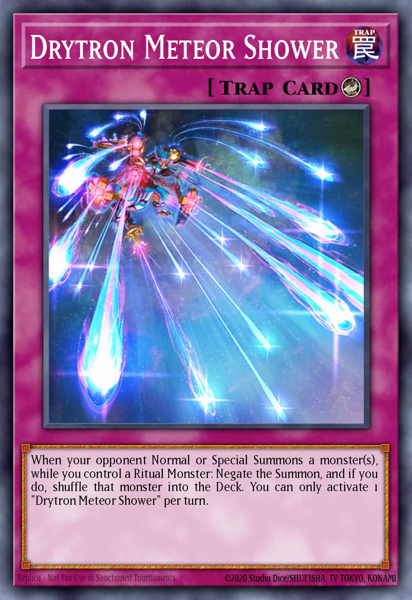 Drytron Meteor Shower Yu-Gi-Oh card