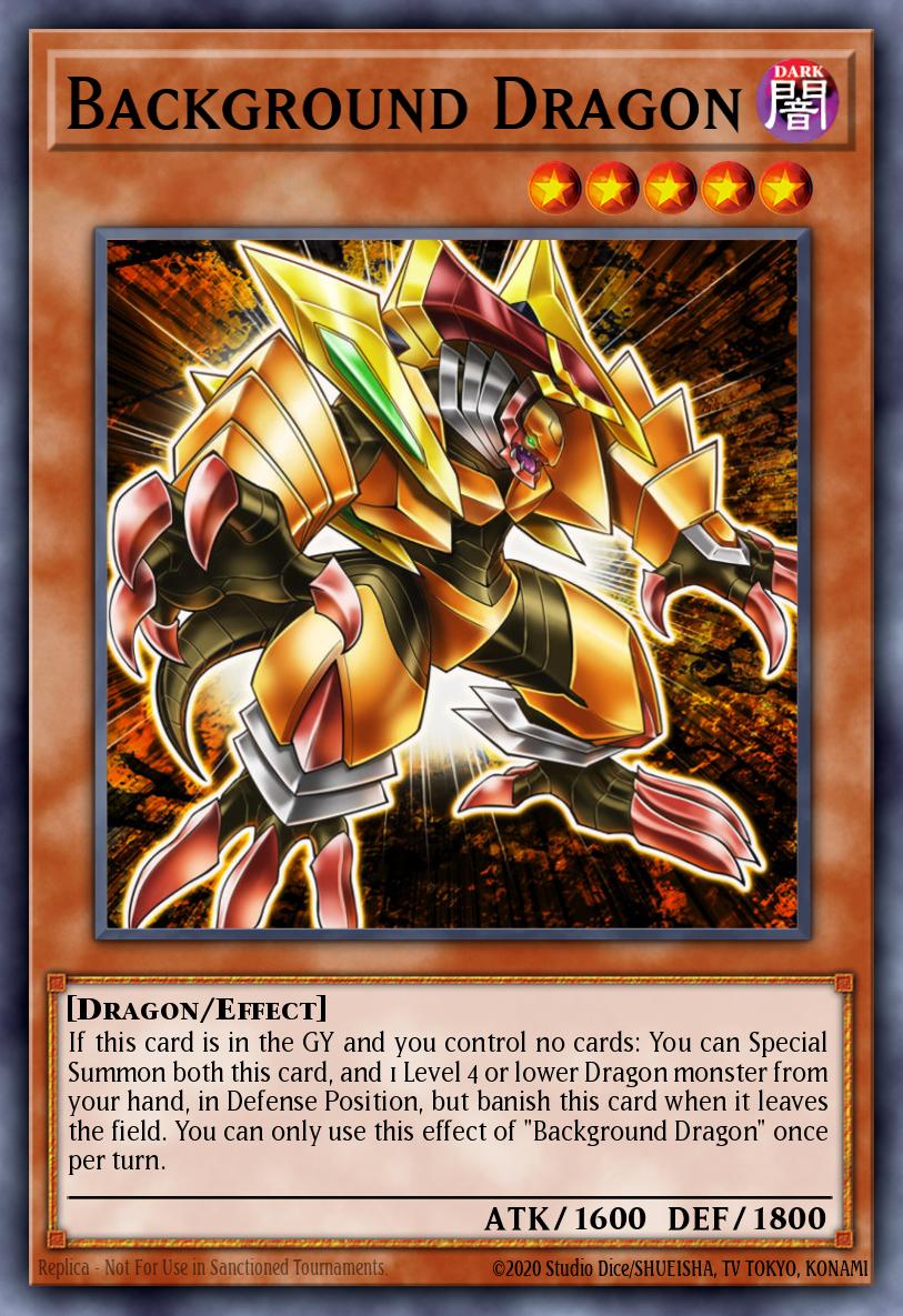 Background Dragon Yu-Gi-Oh card