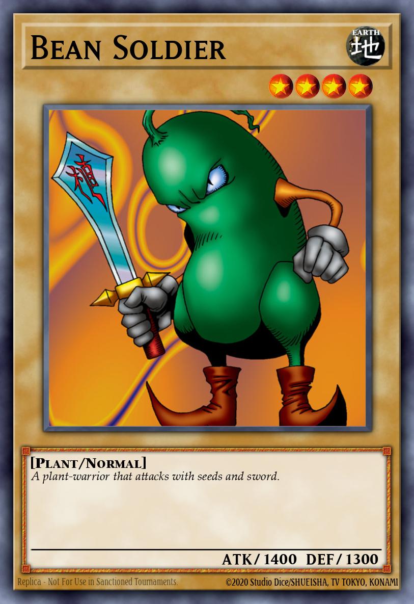 Bean Soldier Yu-Gi-Oh card