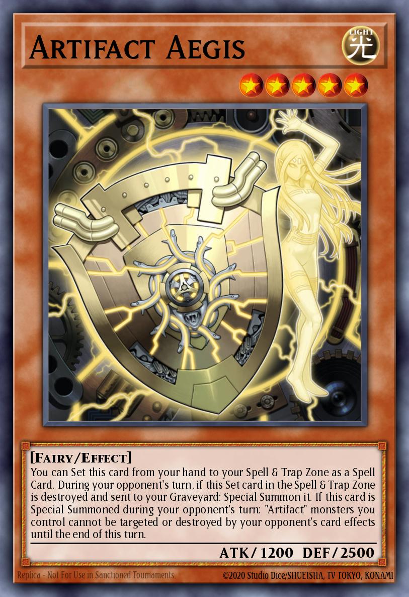 Artifact Aegis Yu-Gi-Oh card