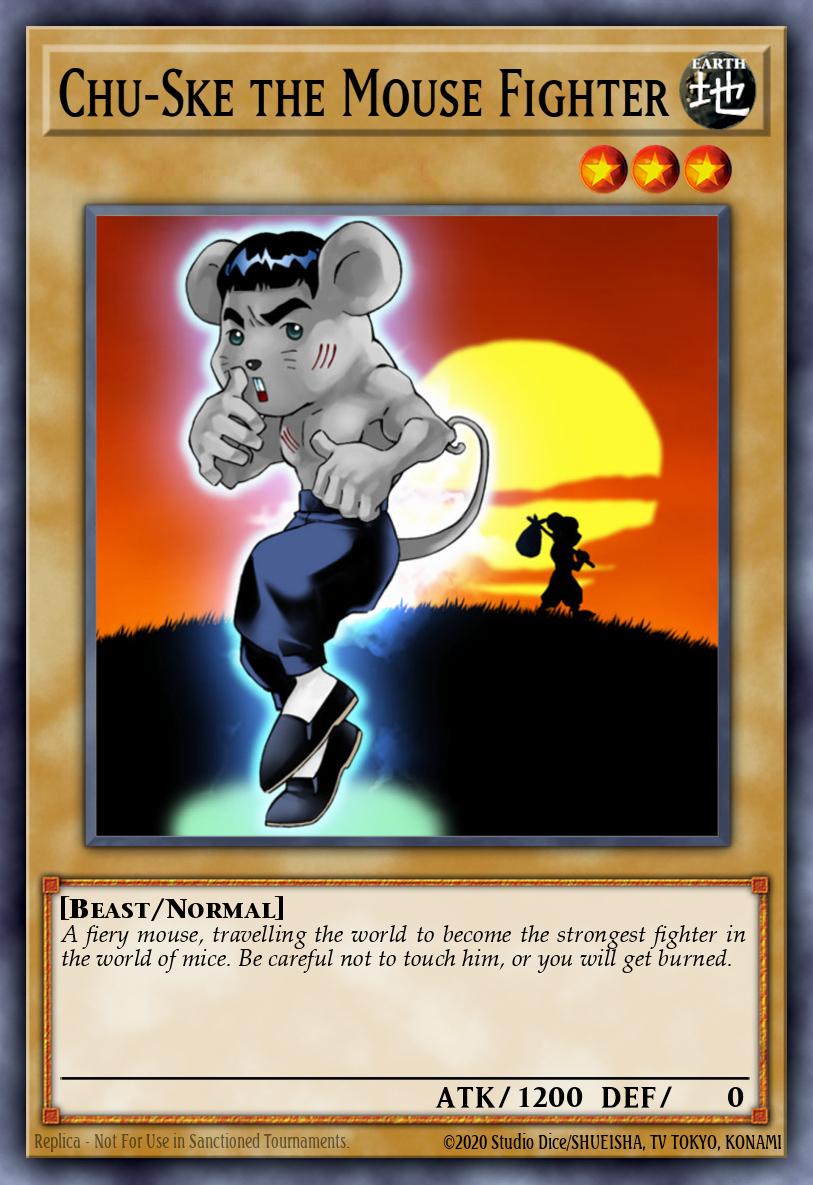 Chu-Ske the Mouse Fighter Yu-Gi-Oh card
