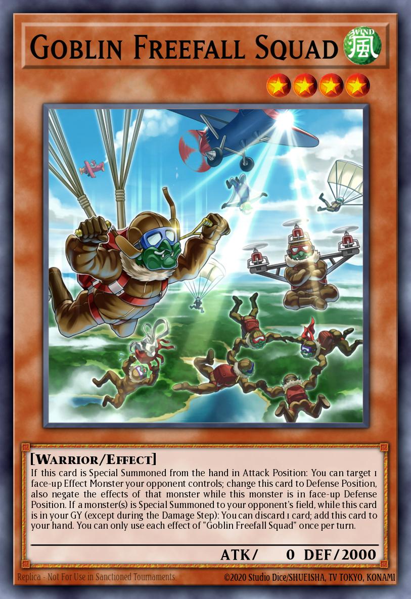 Goblin Freefall Squad Yu-Gi-Oh card